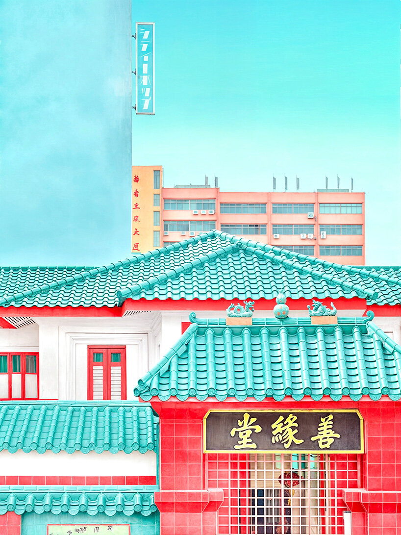 everyday scenes of singapore become 1980s-inspired visuals through nicolas damiens' lens