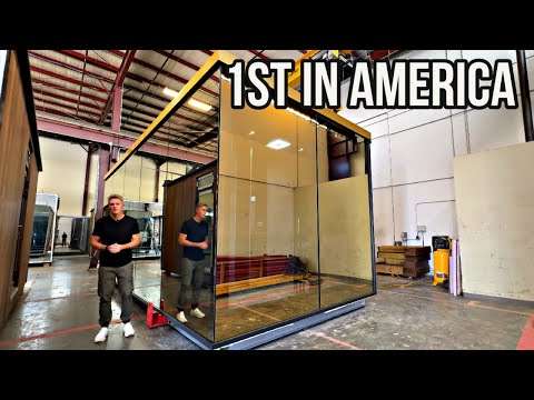 I Found the First PREFAB HOME of its kind in an American Factory!