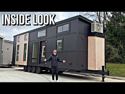 I Just Toured a PREFAB Tiny HOME and it was Way Bigger than Expected!!