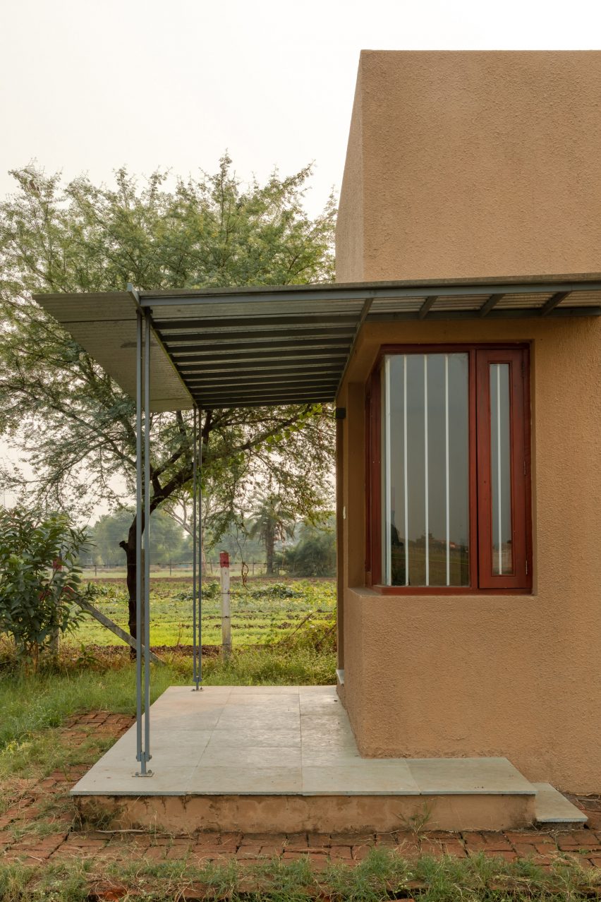 Close-up of Tiny House exterior in Indore