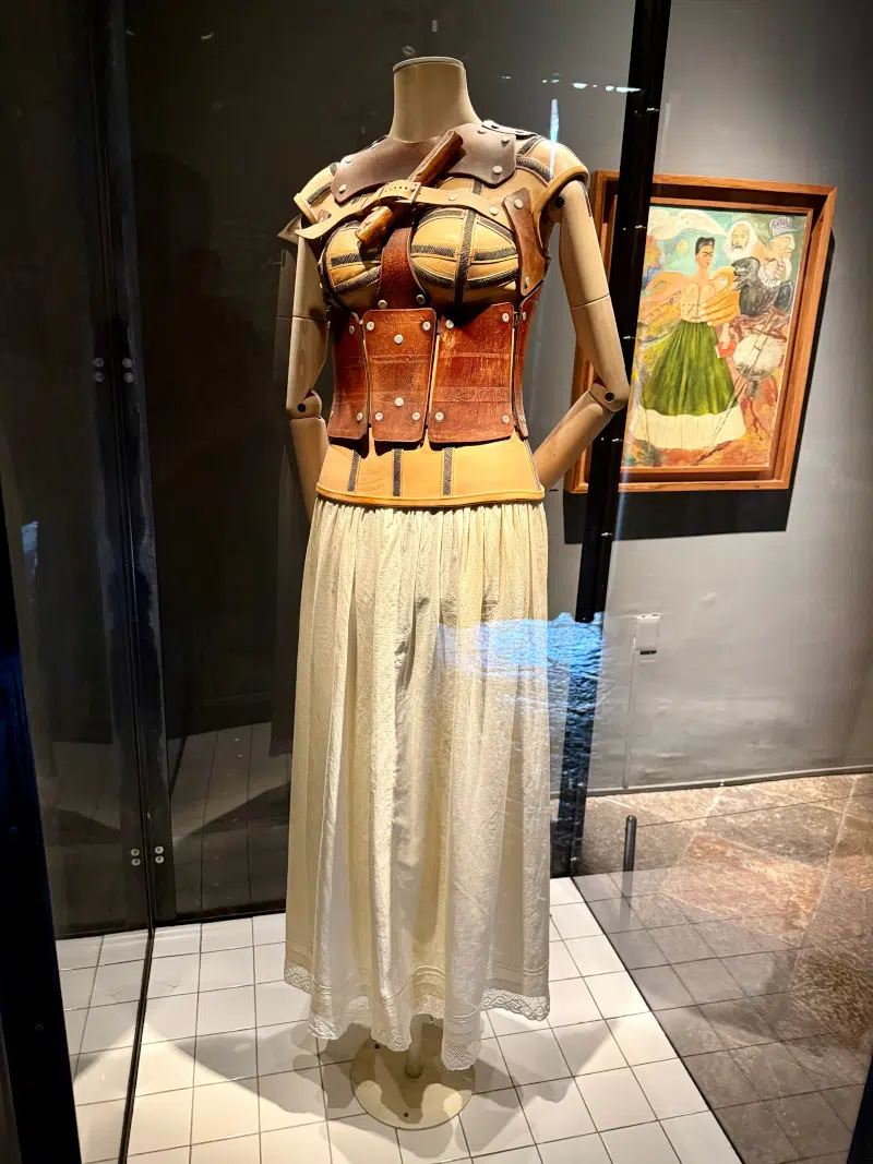 Frida Kahlos's personal clothes at Museo Frida Kahlo