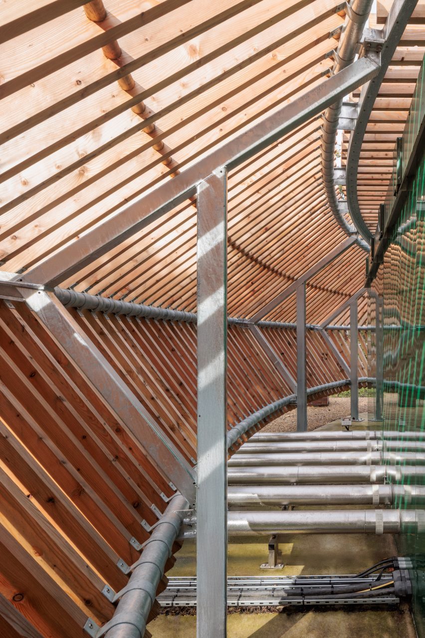 Interior view of Kew Pumping Station by Hugh Broughton Architects