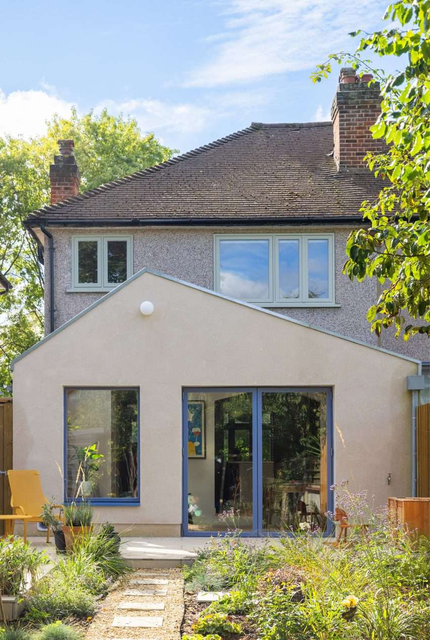 Exterior of Hemp House extension by Nimtim Architects