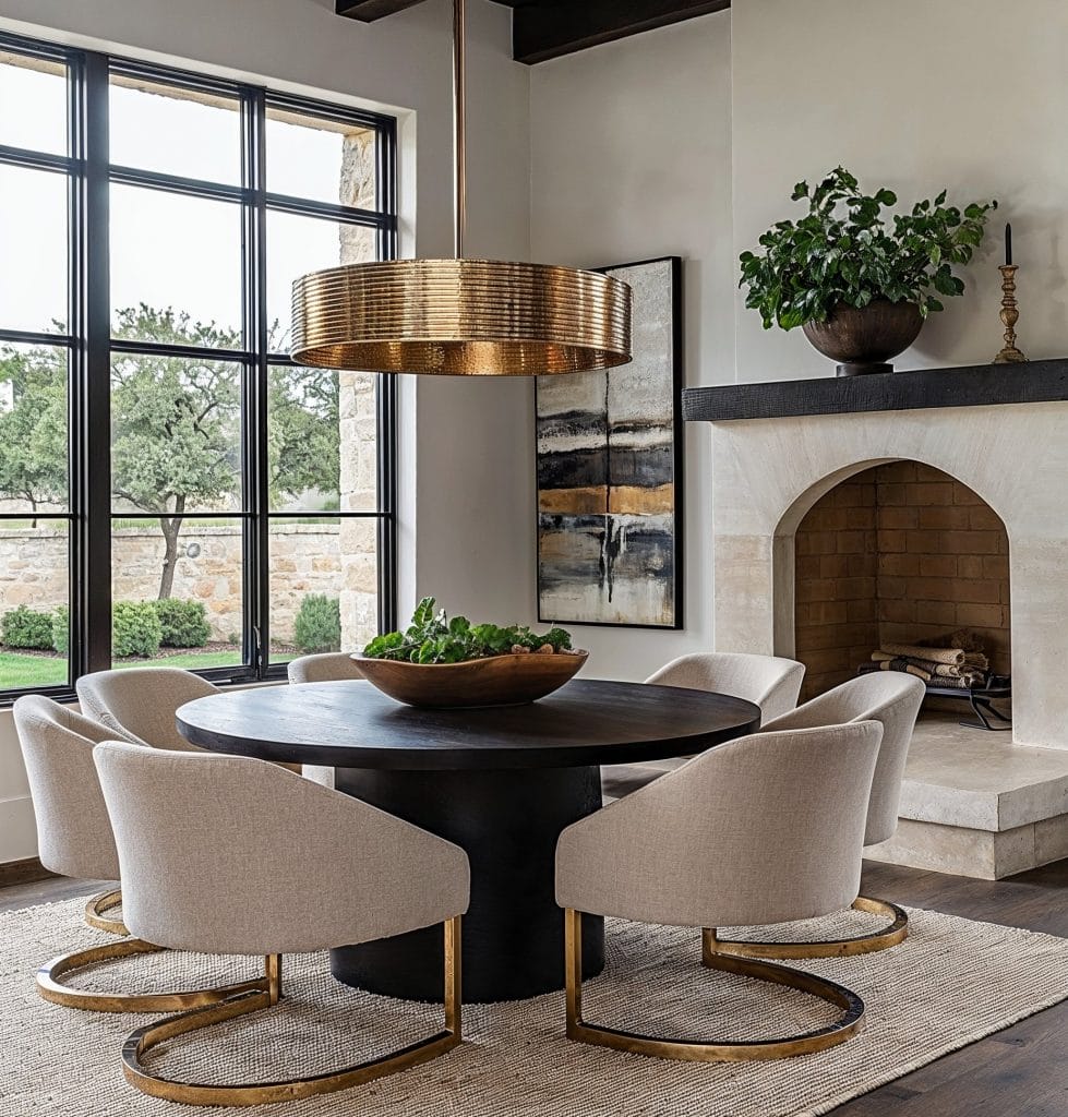 Modern dining table inspiration by DECORILLA