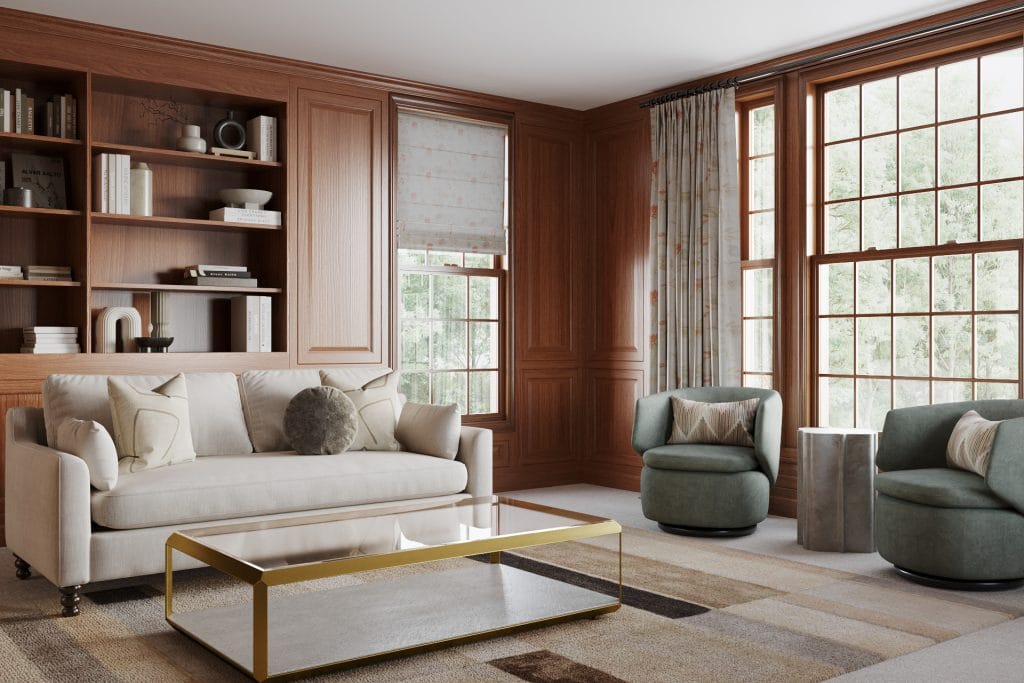 Transitional study by Decorilla designer, Sarah R.