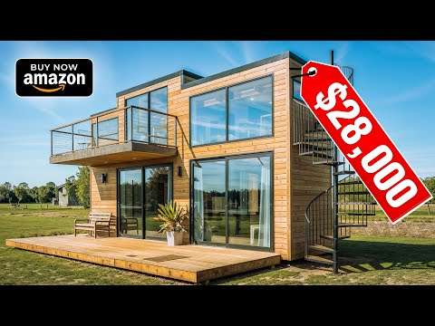 Inside 14 Affordable Tiny House You Can Buy on Amazon for Less Than $50,000 | Fully Furnished