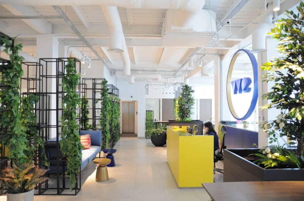 Modern office interior design ideas by Decorilla designer, Rawan A.
