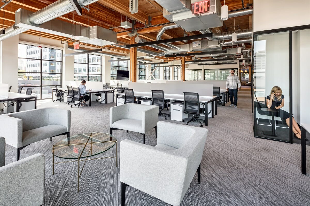 Industrial style office interior design - Sonia C
