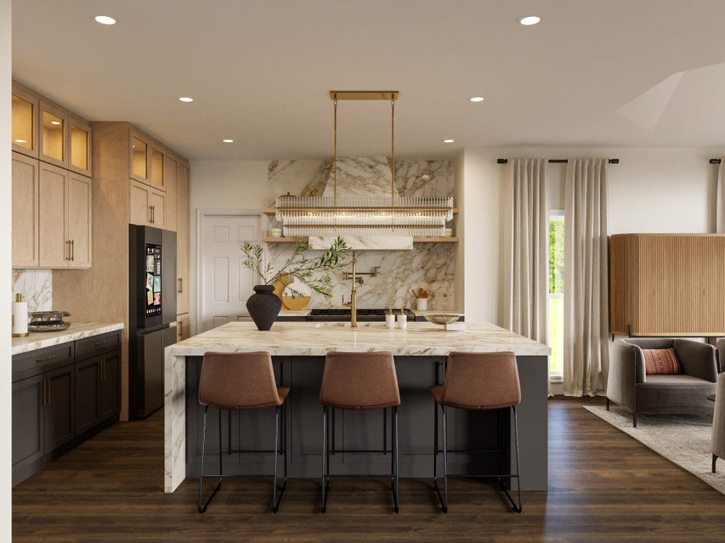 Elegant kitchen design by Decorilla