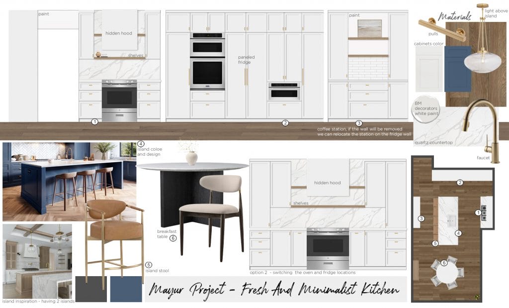 Preliminary proposal by Decorilla designer, Maya M.