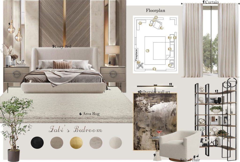 Preliminary proposal by Decorilla designer, Esra S.
