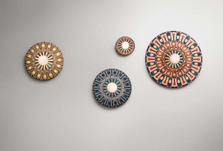 Caleide Lamps Fuse Light and Metal in Geometric Patterns