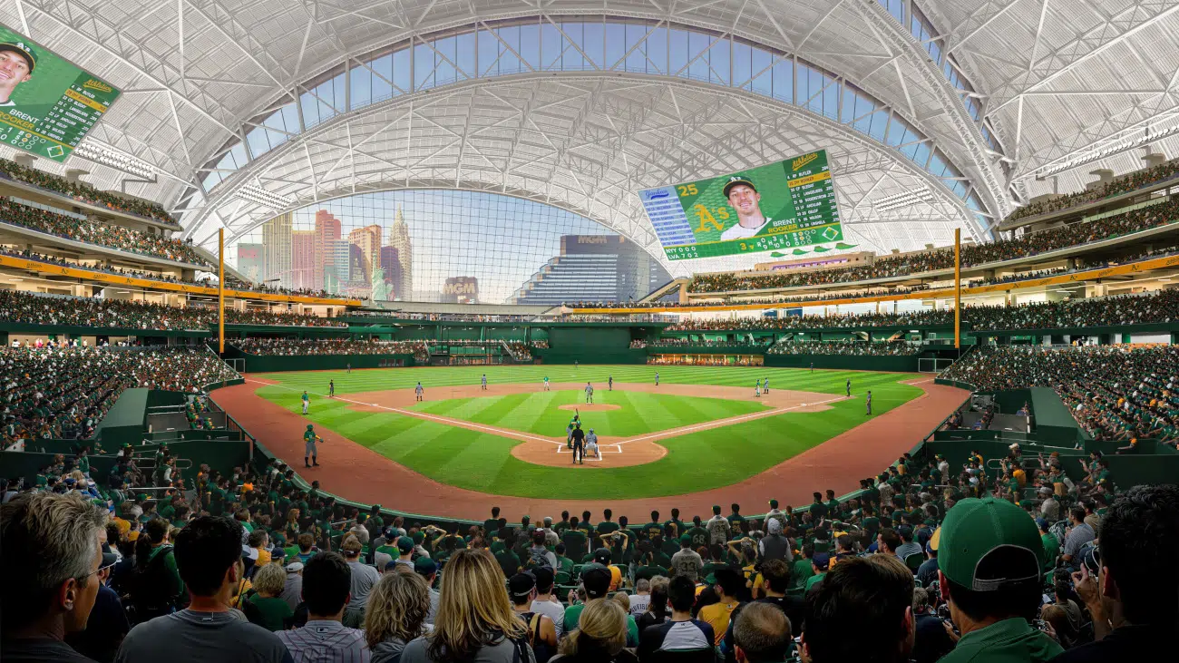 Renderings for Athletics stadium in Las Vegas