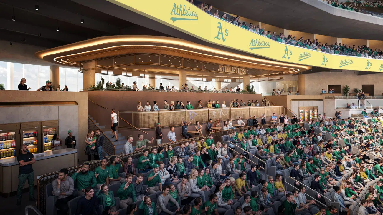 Renderings for Athletics stadium in Las Vegas
