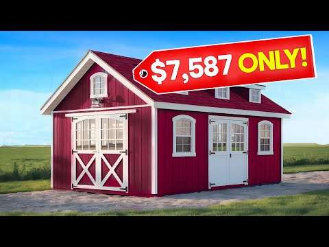 From Shed to Tiny House: 10 Stunning Barn Sheds at Home Depot Under $10K You Can Live In!