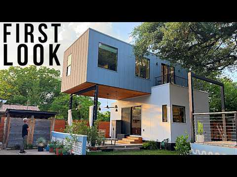 I Went to see an ADU in Austin and it's one of the Coolest PREFAB HOMES in the Country!