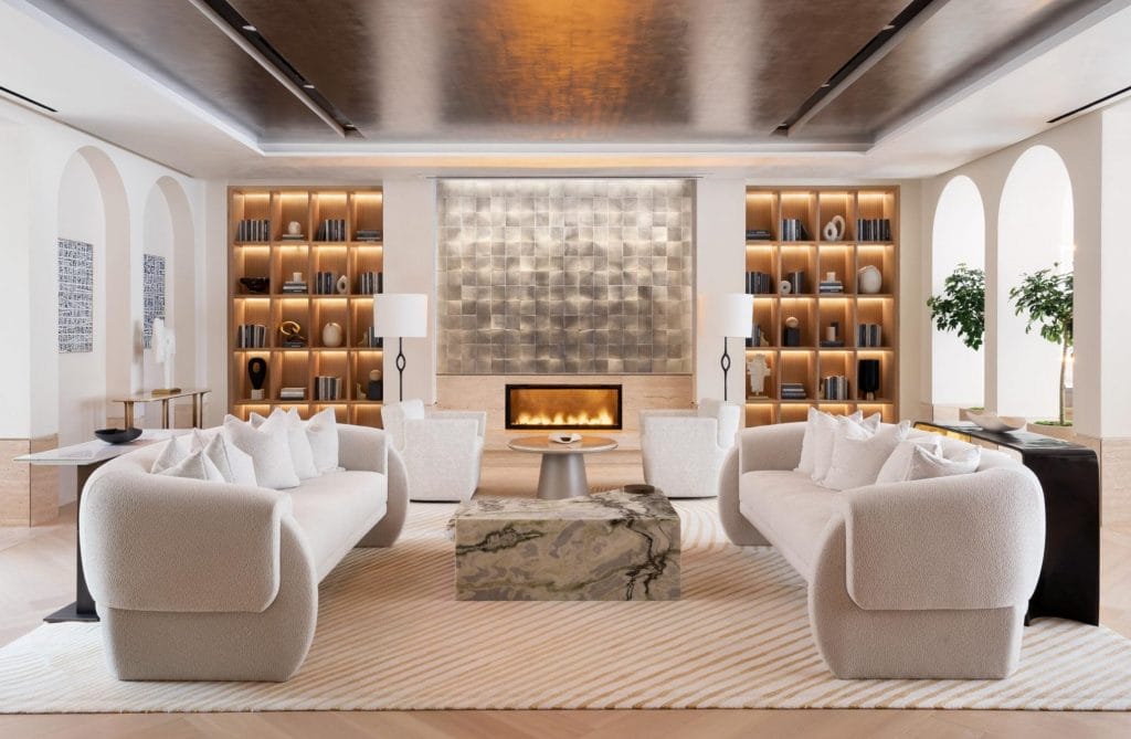 Large sitting room design by Decorilla designer Molly I