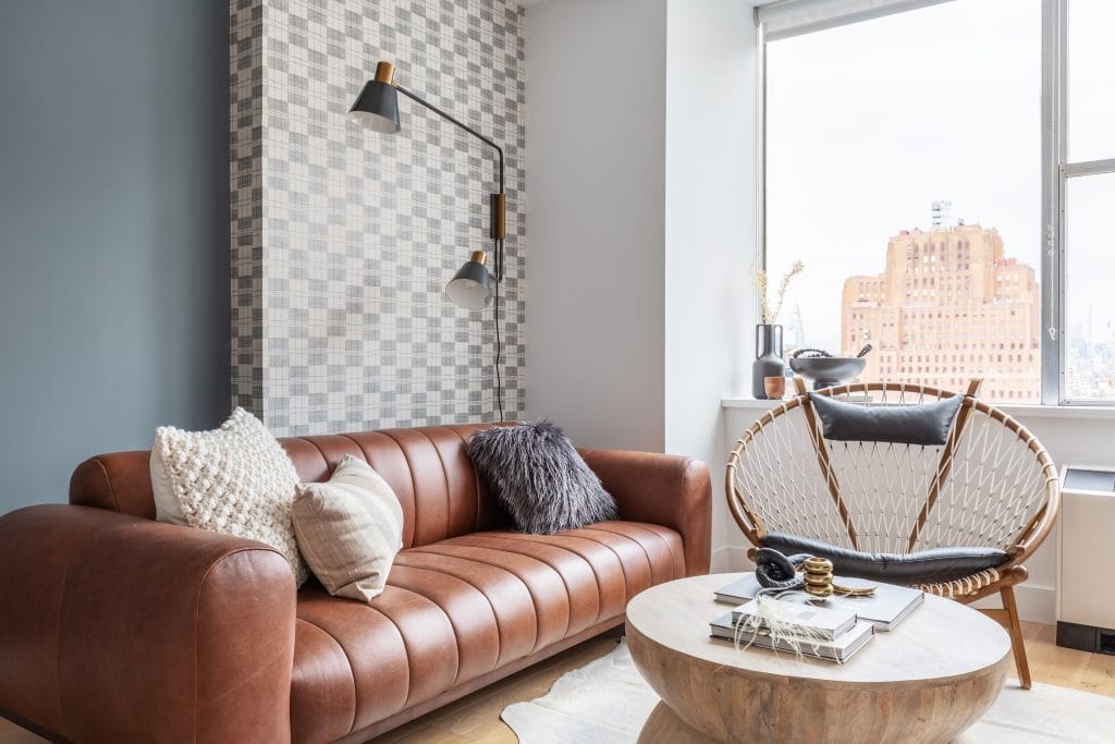Eclectic sitting room ideas by Decorilla designer Megan W.