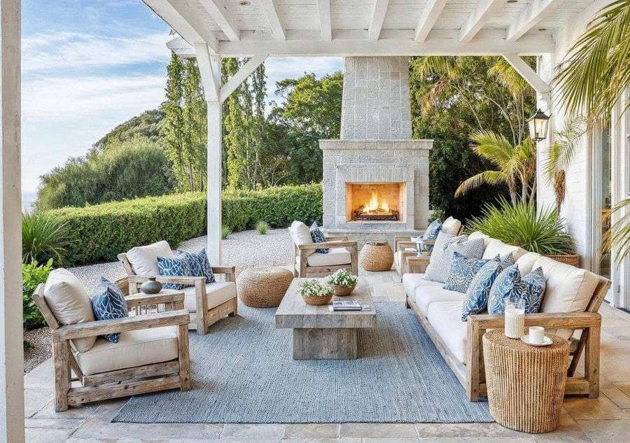 Modern coastal outdoor decorating ideas by Decorilla