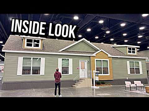 Touring an 1800 sq ft PREFAB HOME Designed for Full Time Living!