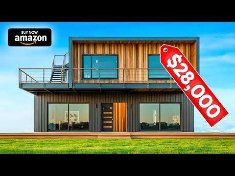 7 Affordable 2-Bedroom Tiny House Cabin Under $50K You Can Buy on Amazon & eBay!