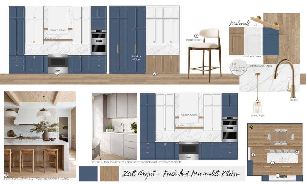 Preliminary proposal by Decorilla designer, Maya M.