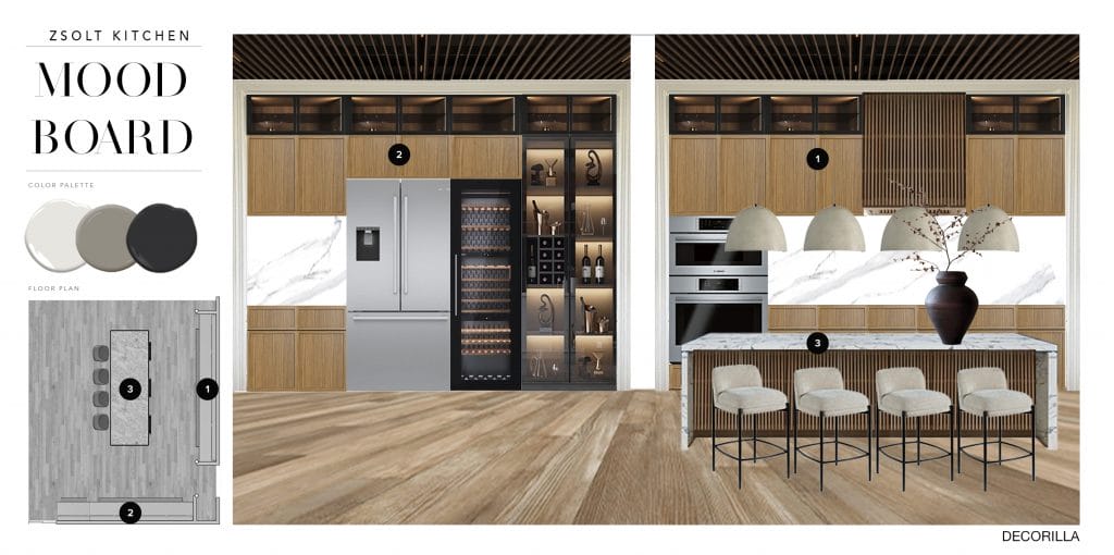 Preliminary proposal by Decorilla designer, Erika F.