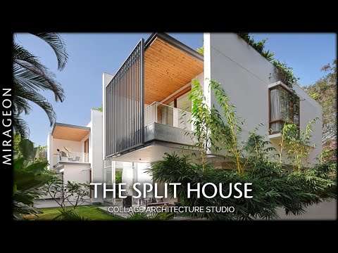 Indian House with a Light-Filled Split | Split-House