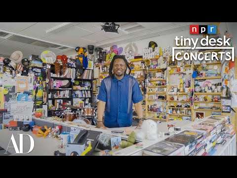 Inside NPR's Tiny Desk Set Full of Priceless Objects | Set Tour | Architectural Digest
