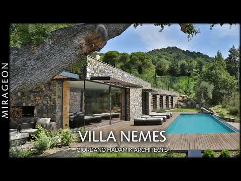 Minimal Stone House Carved Into the Italian Hills | Villa Nemes
