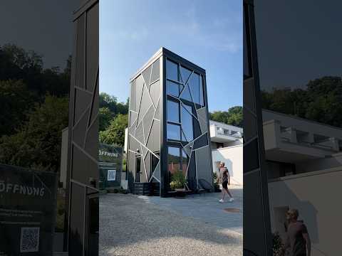 Touring the first Vertical PREFAB HOME in the World! #hometour