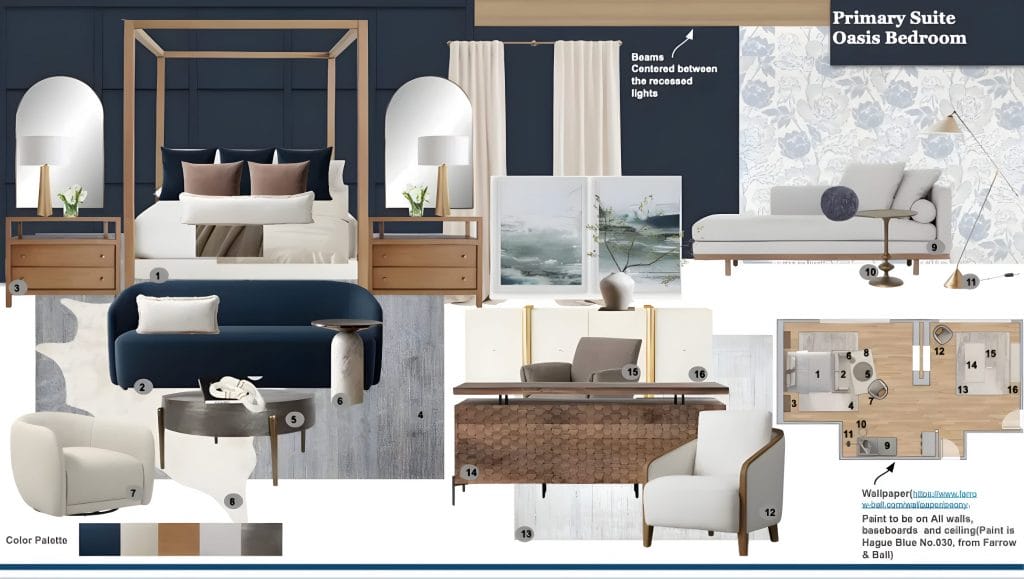 Preliminary proposal by Decorilla designer, Shameika B.