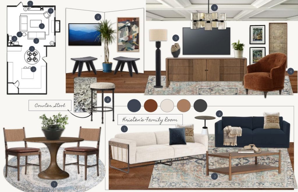 Preliminary proposal by Decorilla designer, Jillian M.