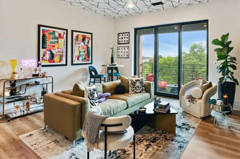 Before & After: Eclectic Reading Room and Home Office Design