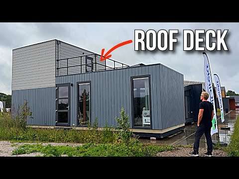 I Just Found a Modern PREFAB HOME with a Rooftop Deck!