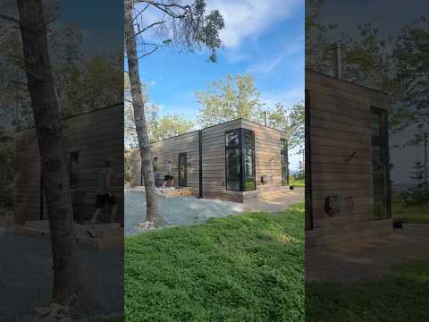 Inside the first Prefab Lodge! #hometour