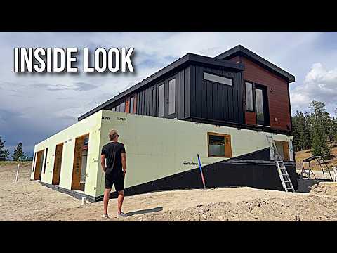 Modern Modular just delivered a 1200 square foot Steel Frame PREFAB HOME on a Basement!