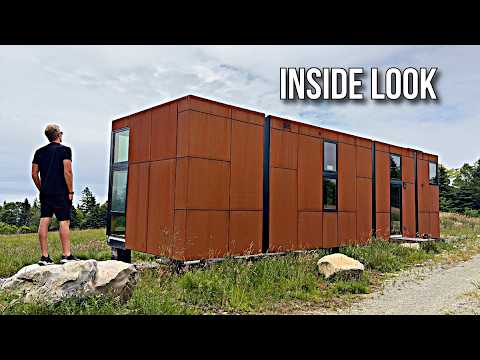 My First Impression of the Famous PREFAB HOME with full Steel Siding
