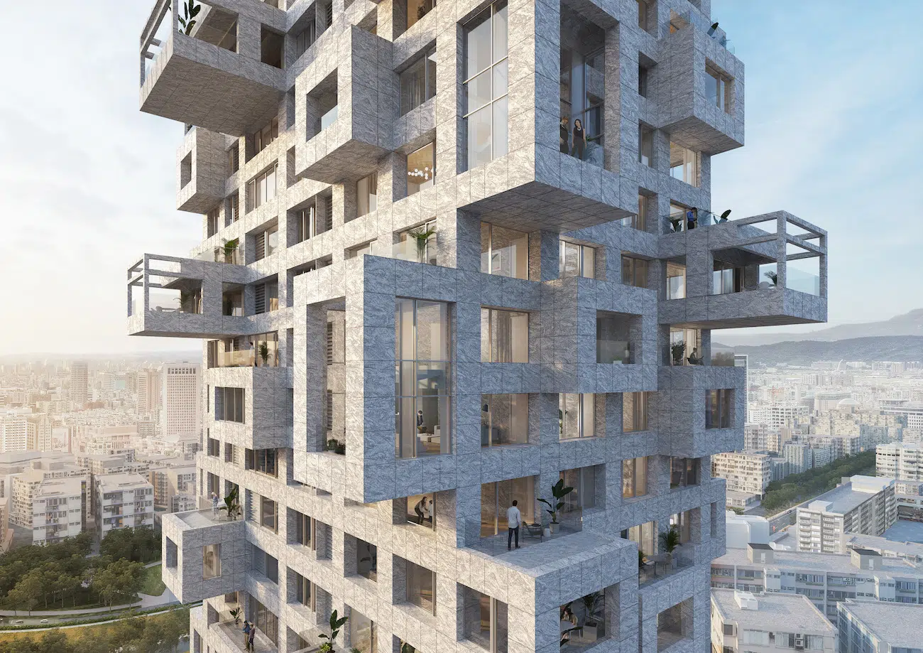 MVRDV Out of the Box building in Taiwan