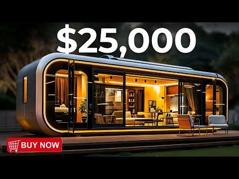 8 Affordable Micro House Pod Under $50K – Fully Furnished & Ready to Move In