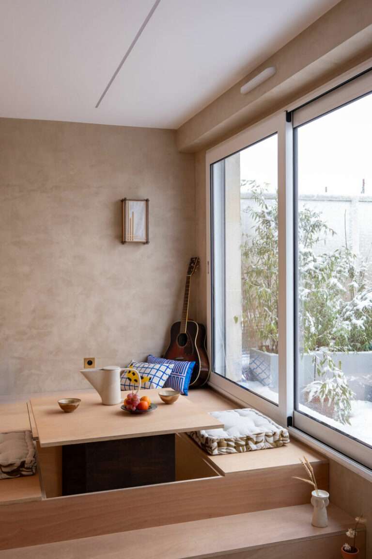 A Parisian Studio Apartment Reinvented as a Minimalist Cocoon