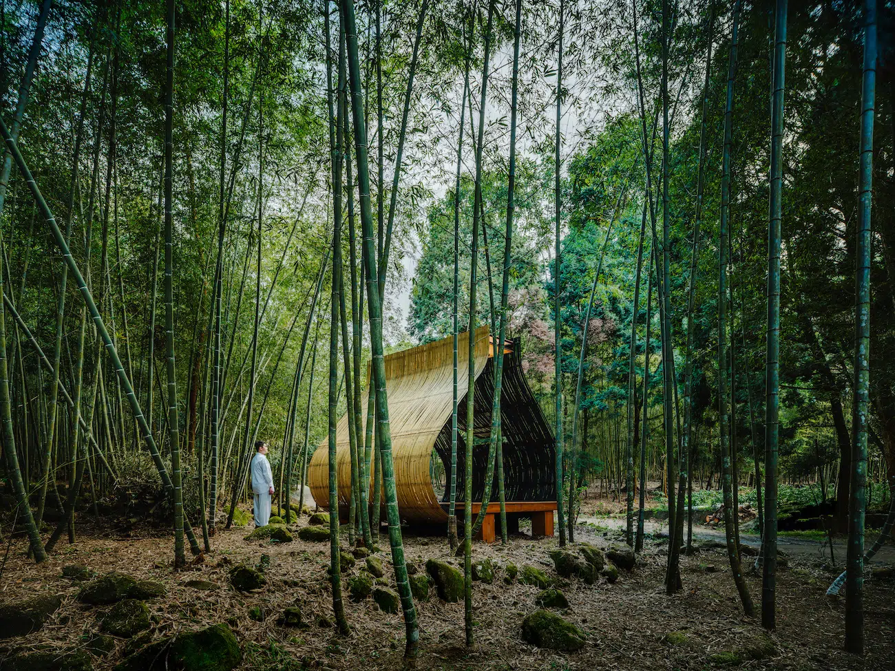Bamboo Cabin Plan: Sticky Rice Dumpling by Taiwanese artist Cheng Tsung Feng