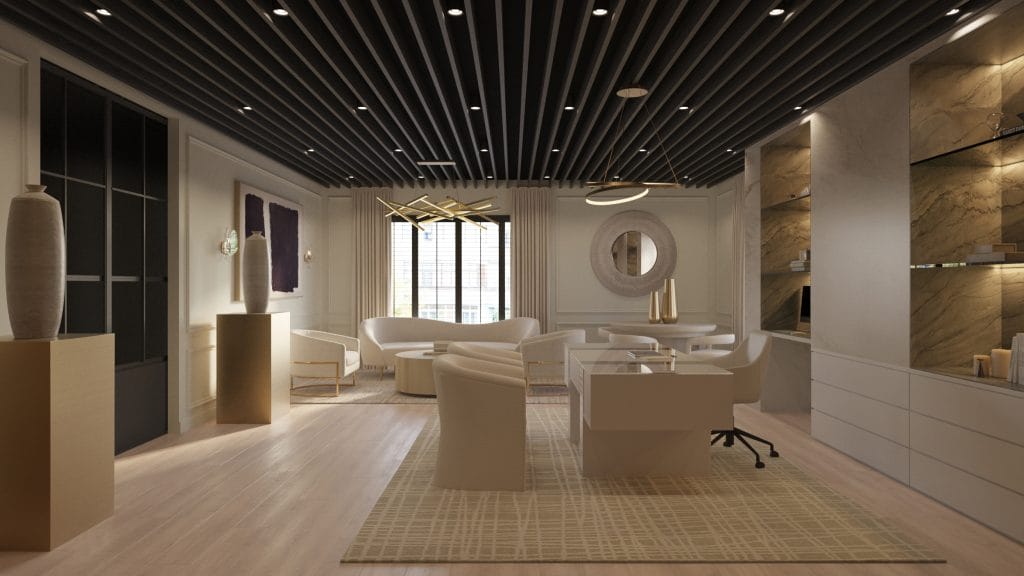 High-end office interior design by Decorilla