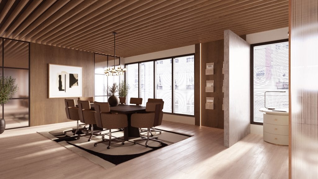 Luxurious office design by Decorilla
