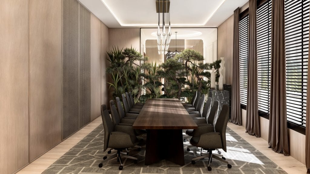 High-end office design by Decorilla