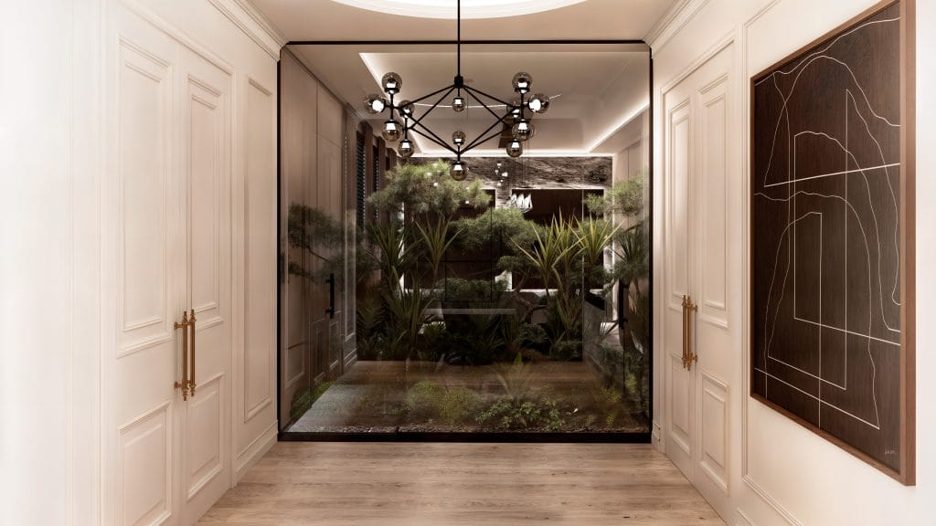 Upscale office design elements by Decorilla