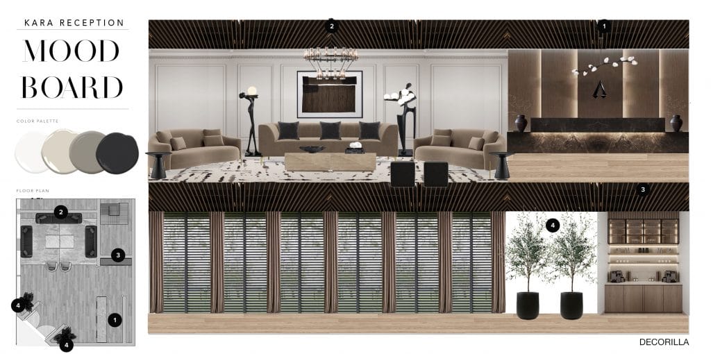 Preliminary proposal by Decorilla designer, Erika F.
