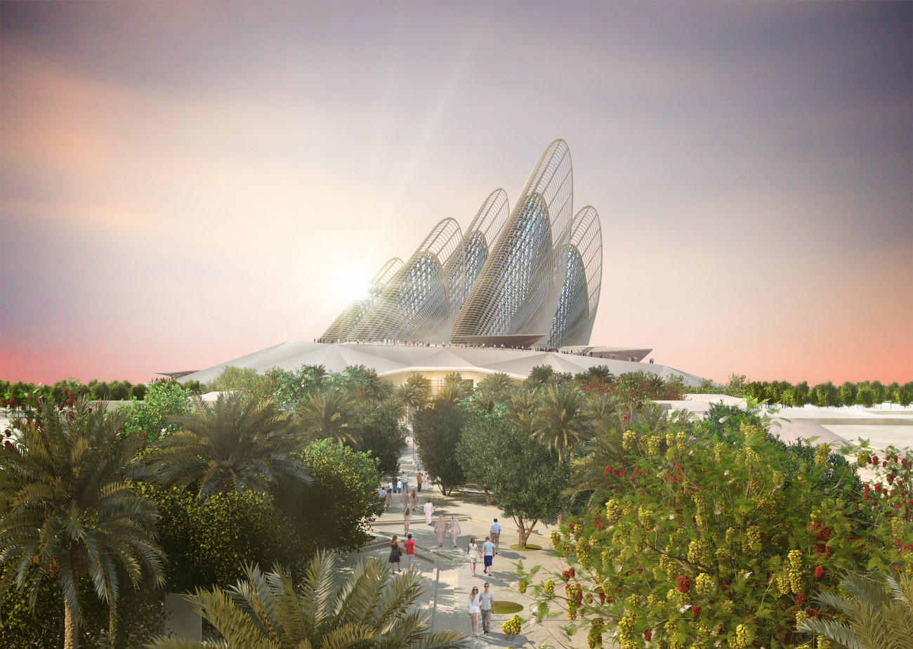 Visualization of the Zayed National Museum in Abu Dhabi