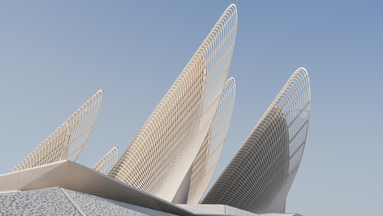 Exterior details of Zayed National Museum