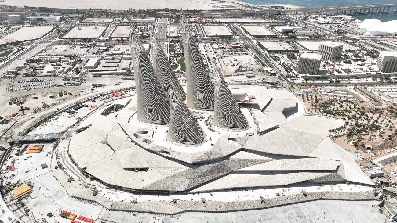 Construction progress of Zayed National Museum